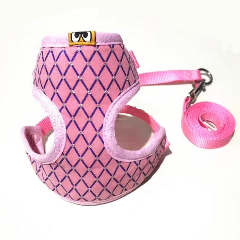Pet Comfort Harness: Breathable Nylon Vest For Small And Medium Dogs And Cats Dog Hugs Cat