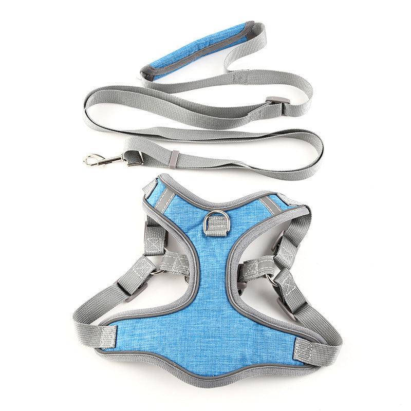 Vibrant Vest-Style Pet Leash For Cats And Dogs Dog Hugs Cat