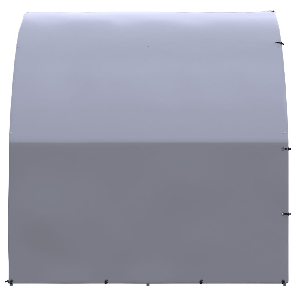 vidaXL Outdoor Chicken Coop 9.8'x19.7'x6.6' Galvanized Steel VidaXL