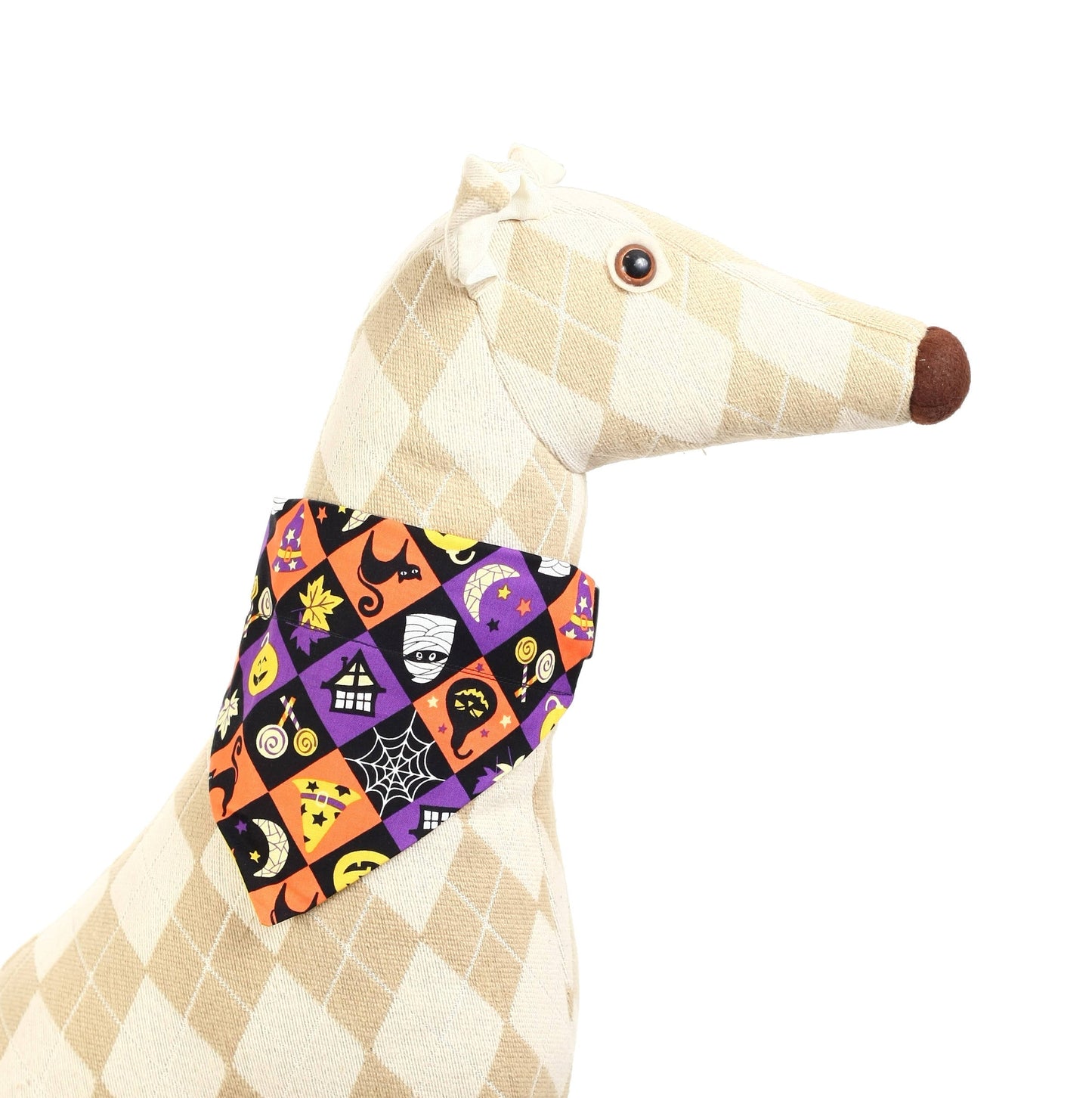 Spooky Squares Pet Scarf Pugs2Persians