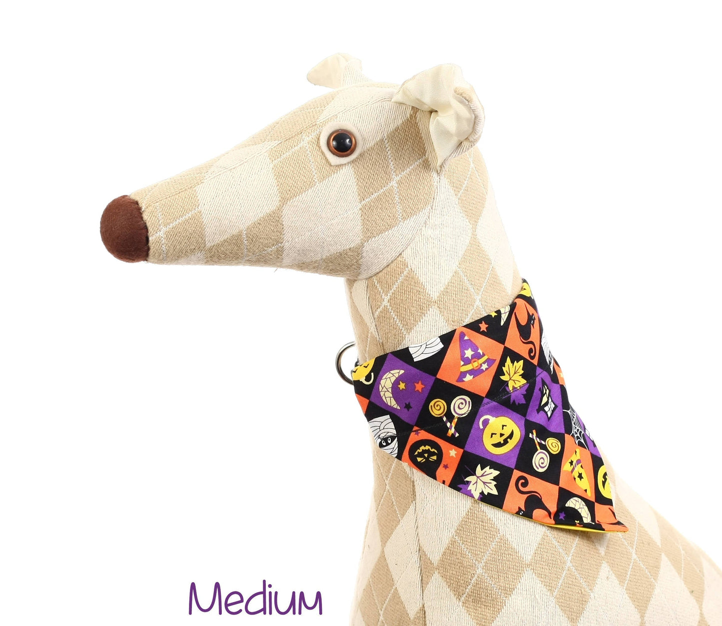 Spooky Squares Pet Scarf Pugs2Persians