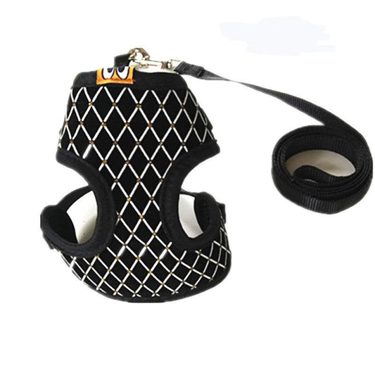 Pet Comfort Harness: Breathable Nylon Vest For Small And Medium Dogs And Cats Dog Hugs Cat