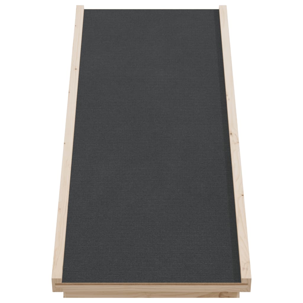 vidaXL Dog Ramp Foldable Adjustable Canine Ramp for Car Bed Solid Wood Fir VidaXL