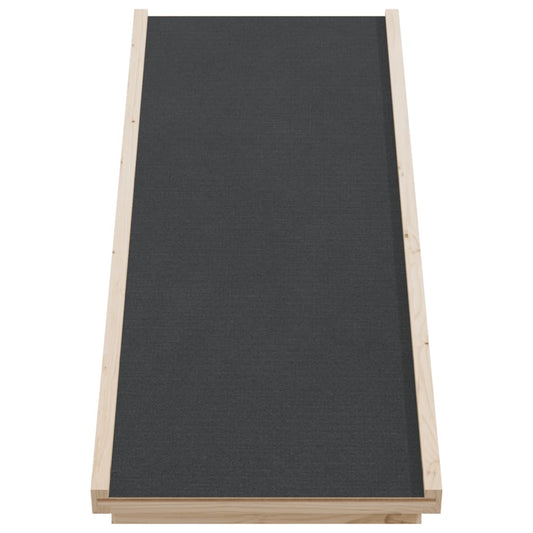 vidaXL Dog Ramp Foldable Adjustable Canine Ramp for Car Bed Solid Wood Fir VidaXL