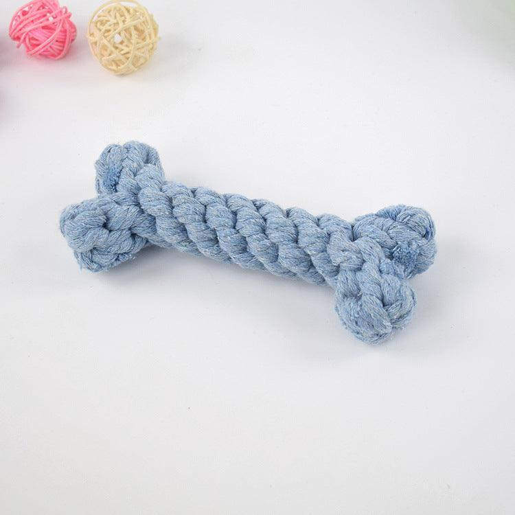 Bite-Resistant Cotton Rope Knot Toy For Dogs Dog Hugs Cat