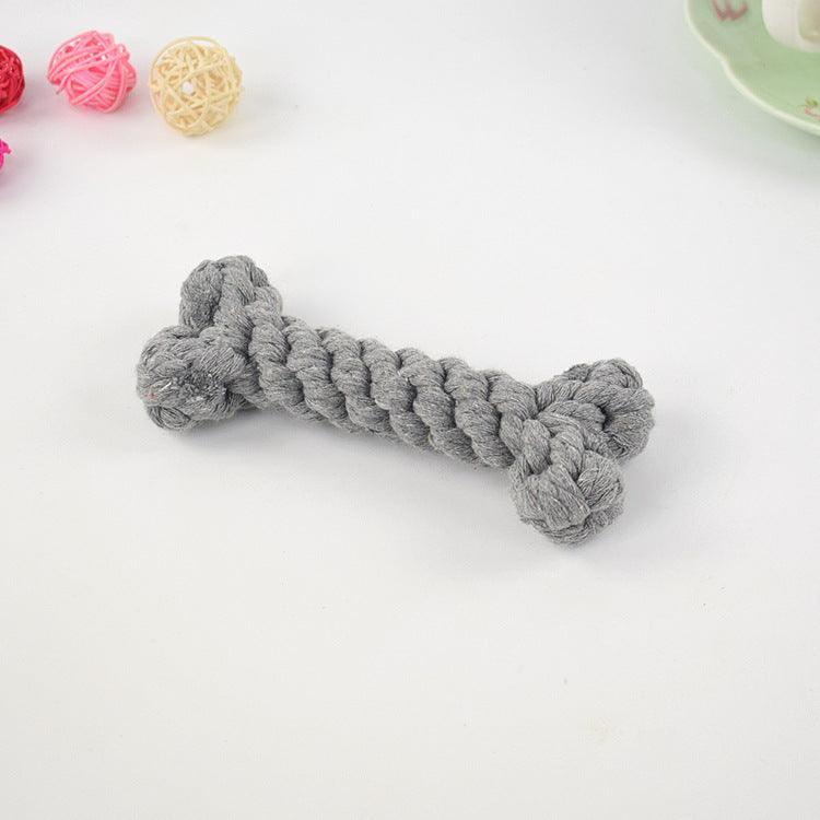 Bite-Resistant Cotton Rope Knot Toy For Dogs Dog Hugs Cat
